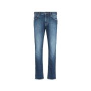 Slim Fit Denim Jeans Model 3D1J16-1D12Z Emporio Armani , Blue , Heren