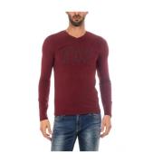 Long Sleeve Tops Armani Jeans , Red , Heren