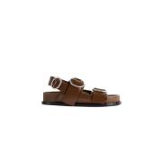 Sandals Jil Sander , Brown , Dames