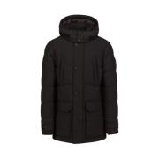 Klassieke Zwarte Parka Moose Knuckles , Black , Heren