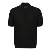 Polo Shirts Ballantyne , Black , Heren