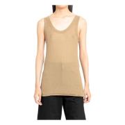 Sleeveless Tops Lemaire , Beige , Dames