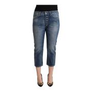 Cropped Jeans Dondup , Blue , Dames