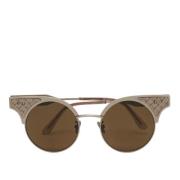 Pre-owned Acetate sunglasses Bottega Veneta Vintage , Brown , Dames