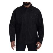 Denim Jack Dolce & Gabbana , Black , Heren