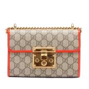 Pre-owned Fabric crossbody-bags Gucci Vintage , Beige , Dames