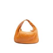 Pre-owned Leather shoulder-bags Bottega Veneta Vintage , Orange , Dame...