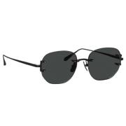 Grijze SUN zonnebril Linda Farrow , Black , Unisex