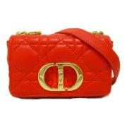 Pre-owned Leather dior-bags Dior Vintage , Orange , Dames