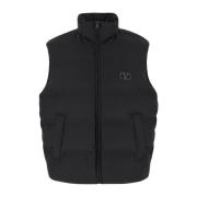 Gewatteerde Piumini Vest Valentino Garavani , Black , Heren