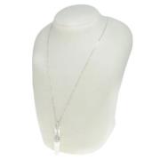 Pre-owned Silver necklaces Gucci Vintage , Gray , Dames