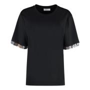 T-Shirts Paco Rabanne , Black , Dames