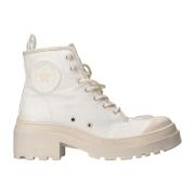 Lace-up Boots Dior , White , Dames