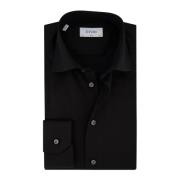 Zwart Business Overhemd Jurk Eton , Black , Heren