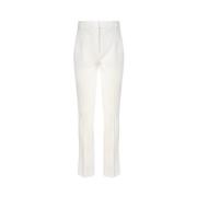 Witte Broek voor Sportieve Look Sportmax , White , Dames