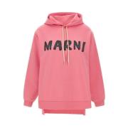 Roze Biologisch Katoenen Sweatshirt Marni , Pink , Dames