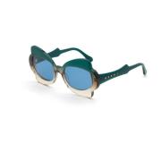 R3P Monumental Gate Green Fade Sunglasses Marni , Multicolor , Dames
