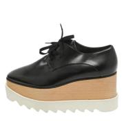 Pre-owned Leather sneakers Stella McCartney Pre-owned , Black , Dames