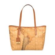 Klassieke Winkel Tas Alviero Martini 1a Classe , Beige , Dames