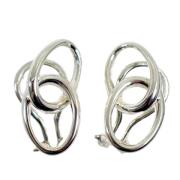 Pre-owned Silver earrings Tiffany & Co. Pre-owned , Gray , Dames