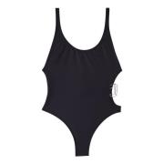 Swimsuit with Oval D plaque Diesel , Black , Dames