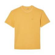 T-Shirts Lacoste , Yellow , Heren
