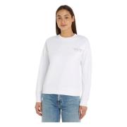 Sweatshirts Tommy Jeans , White , Dames
