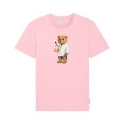 Roze Jersey T-shirts en Polos Baron Filou , Pink , Heren