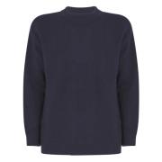 Round-neck Knitwear Laneus , Blue , Heren