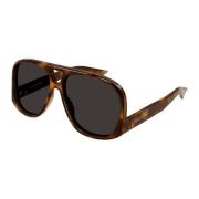 Aviator Zonnebril Havana Tortoise Stijl SL 652 Saint Laurent , Brown ,...