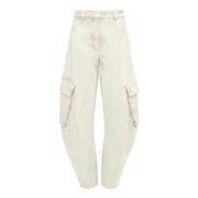 Tapered Trousers JW Anderson , Beige , Dames
