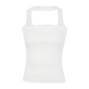 Mouwloze Top Courrèges , White , Dames