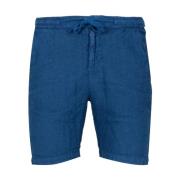 Casual Shorts Roy Roger's , Blue , Heren