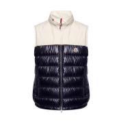 Cerces Donsvest - Navy/Offwhite Moncler , Multicolor , Heren