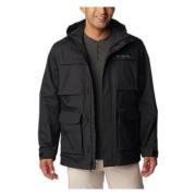 Winter Jackets Columbia , Black , Heren