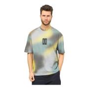 Heren Holografische Print T-shirt Armani Exchange , Multicolor , Heren