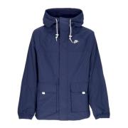 Midnight Navy/White Sportswear Club Bandon Jacket Nike , Blue , Heren