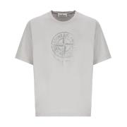 T-Shirts Stone Island , Gray , Heren