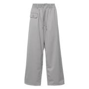 Wide Trousers Y-3 , Gray , Heren