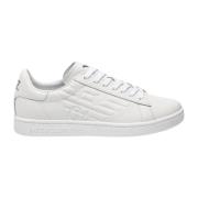 Heren Logo Reliëf Sneakers Emporio Armani EA7 , White , Heren