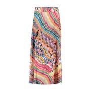 Geisha rok Skirt multi print 46050-71/250 melon/teal/lilac Geisha , Mu...