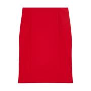 Pencil Skirts Patrizia Pepe , Red , Dames