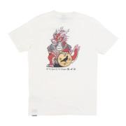 Grafische Tee X Staple Wit Streetwear Puma , White , Heren