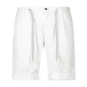 Katoenen New York Shorts Mason's , White , Heren