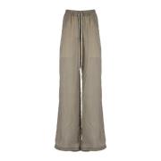 Wide Trousers Rick Owens , Gray , Dames