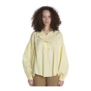 Blouses Laurence Bras , Yellow , Dames