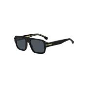 Zwarte Avio Zonnebril voor Stijl Upgrade Hugo Boss , Black , Unisex