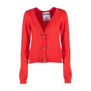 Cardigans Moschino , Red , Dames