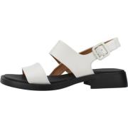 Stijlvolle Platte Sandalen voor Vrouwen Camper , White , Dames