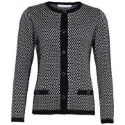 Skovhuus vest Cardigan Small Jaquard 1240/9000 Skovhuus , Gray , Dames